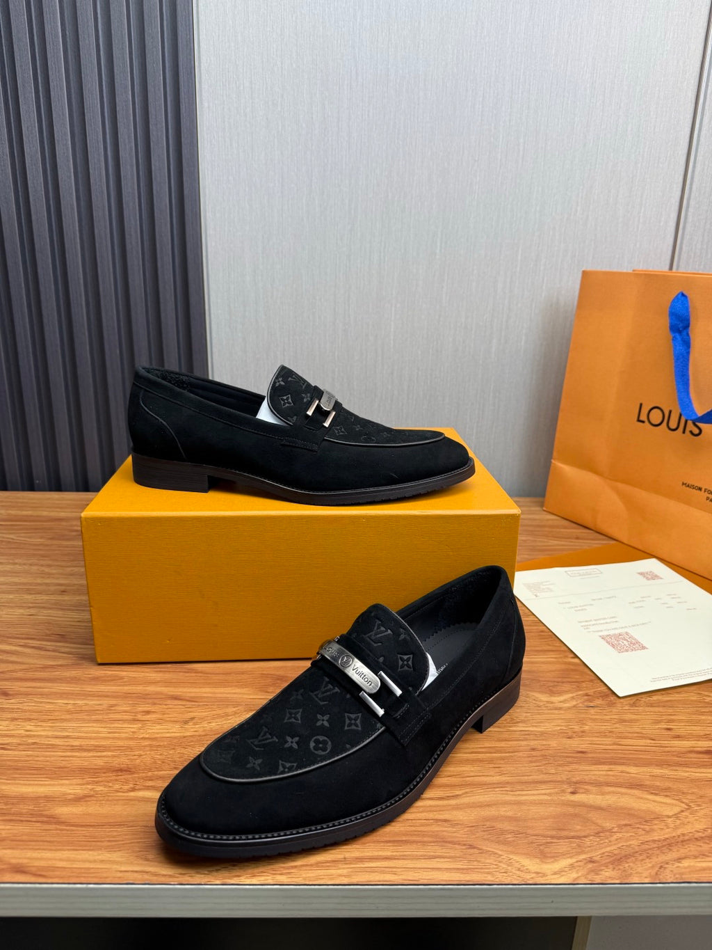 VV Men's business-casual leather shoes 26072101