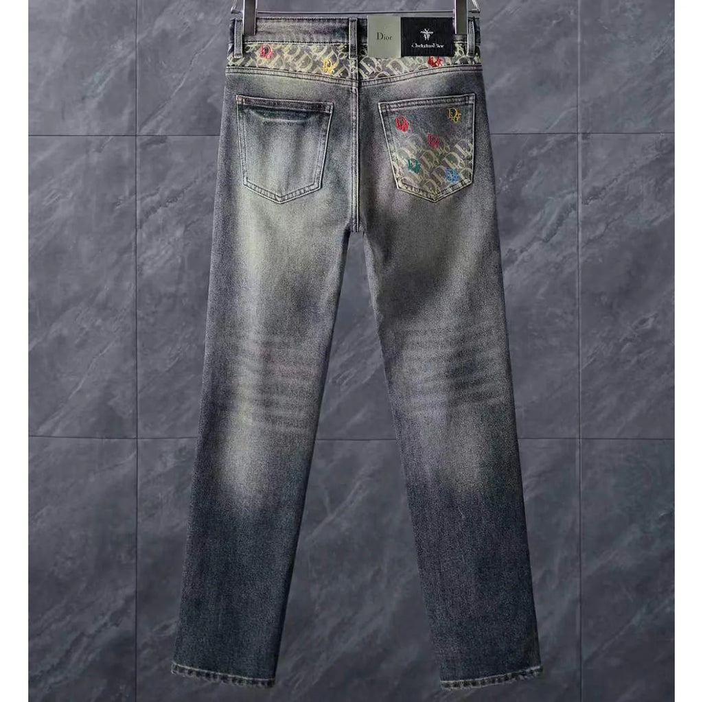 Men's Fashion Slim-Fit Straight-Leg Jeans 1026062909