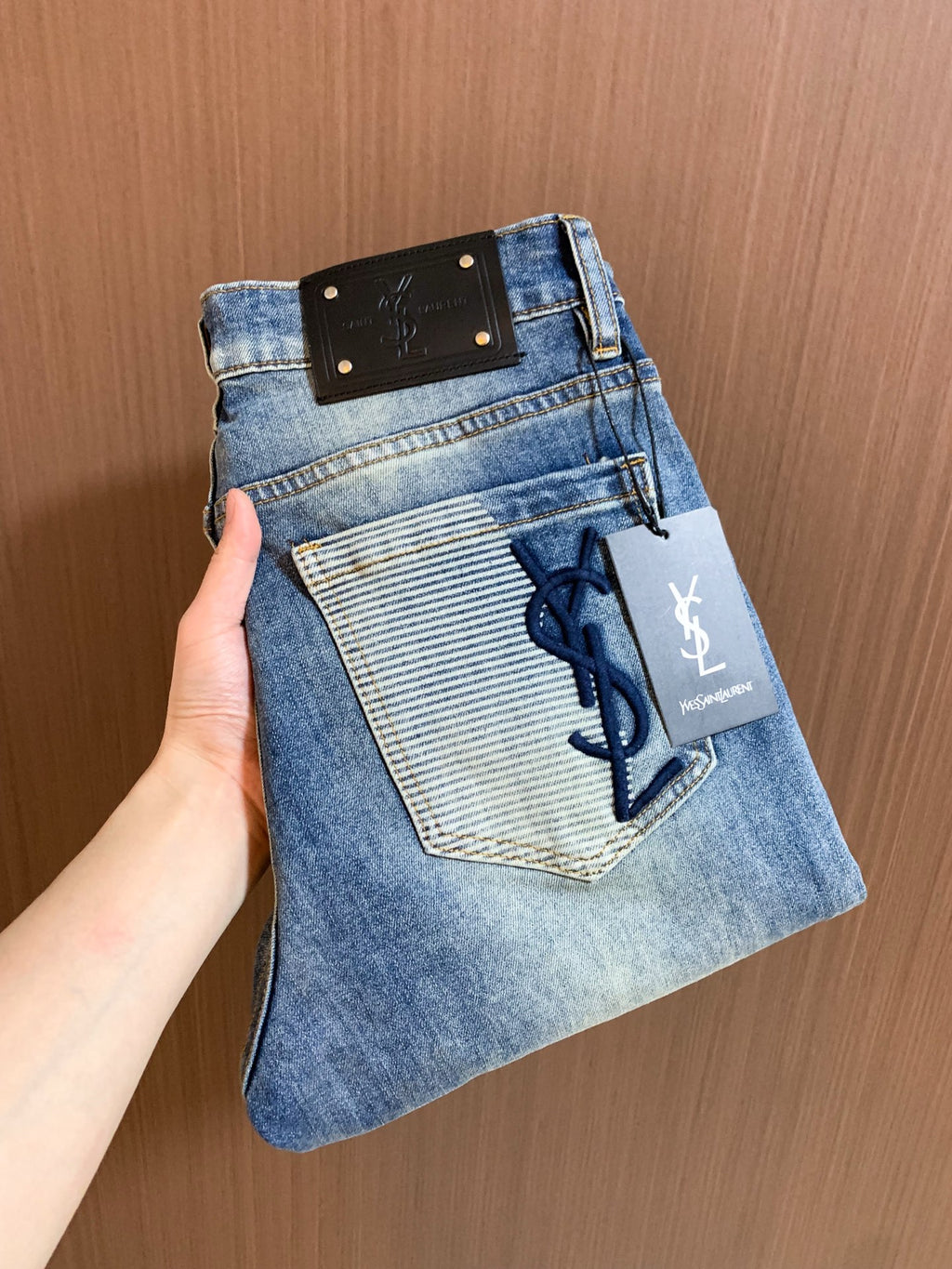YSL New straight-leg pants 26031201