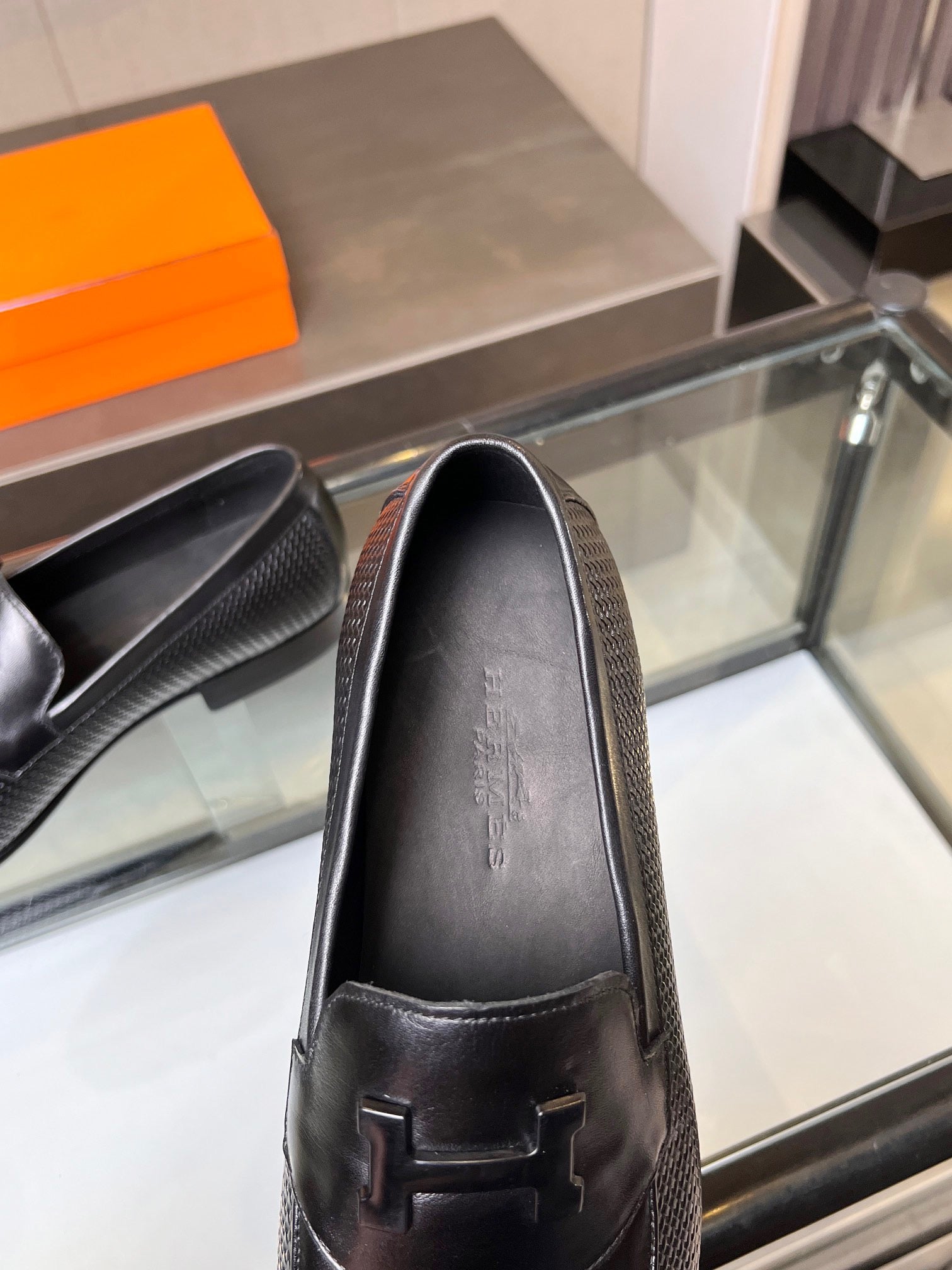 HM Top quality genuine leather loafers 26070805