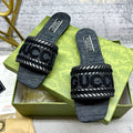 New denim flat slippers 1024042328