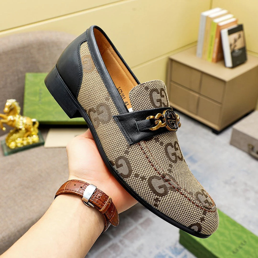 Men's Fashionable Classic Printed Loafers 0724011504
