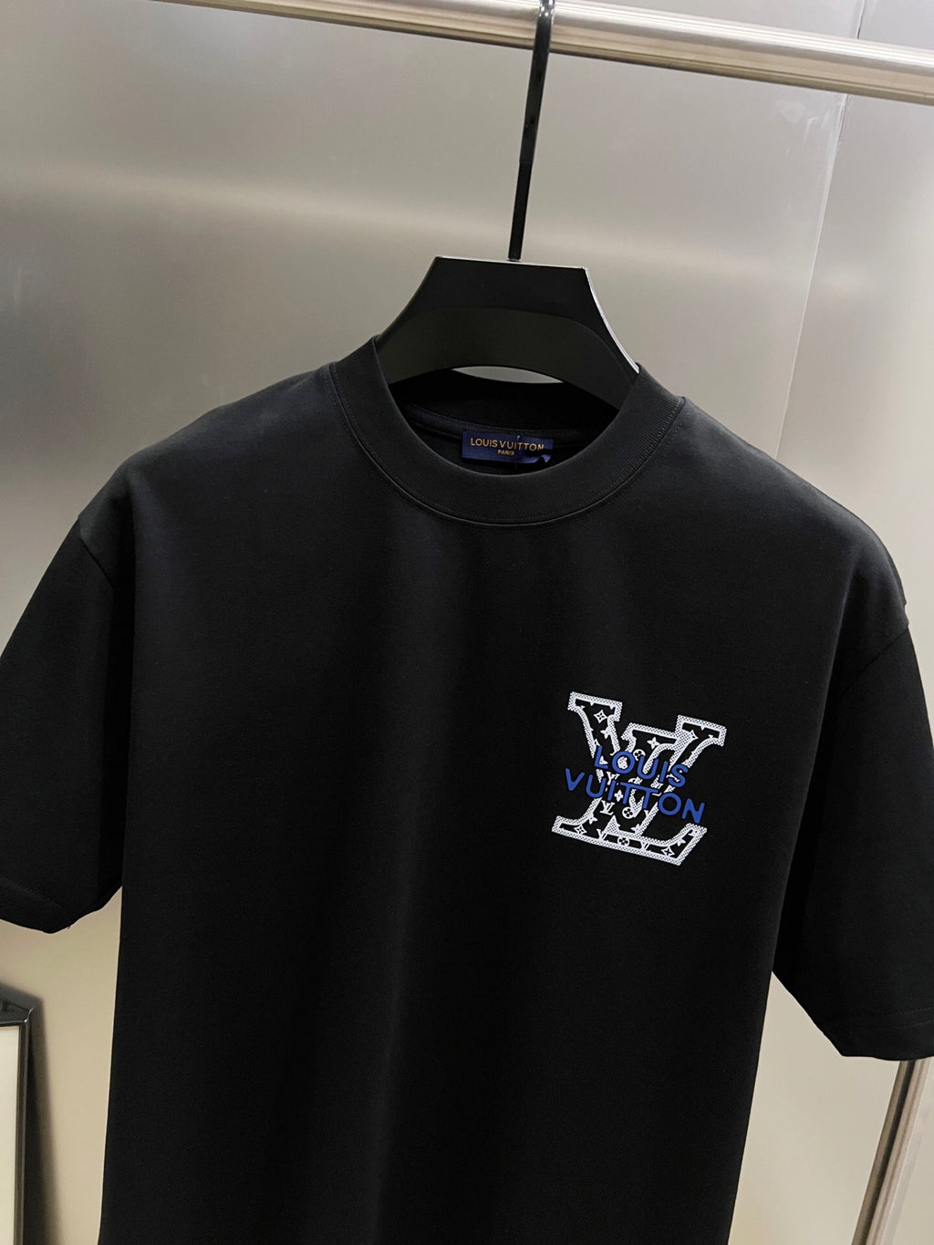 VV Printed logo embroidered crew neck short-sleeved T-shirt 26032603