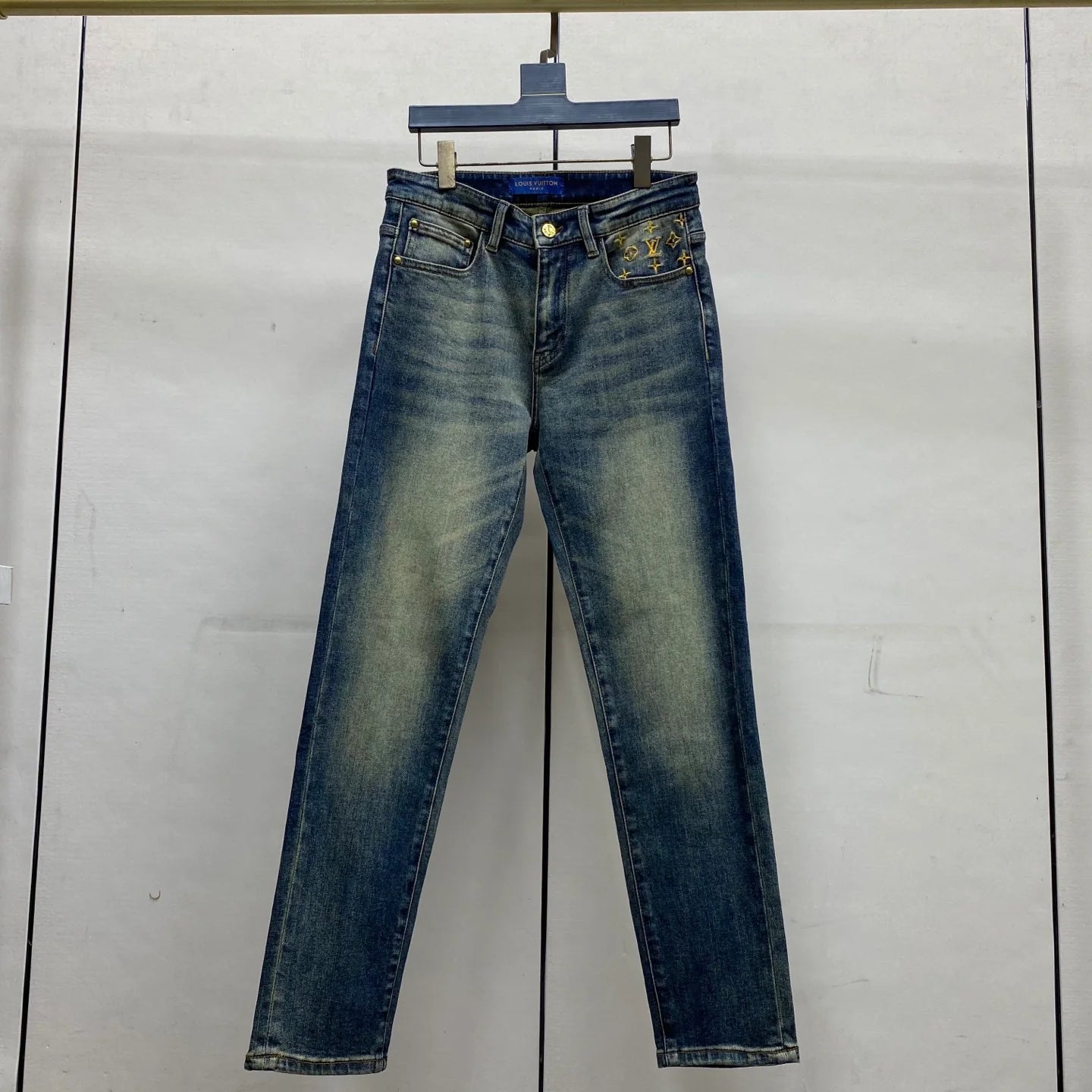 High-End Men’s Fitted Straight-Leg Jeans BS1026071503