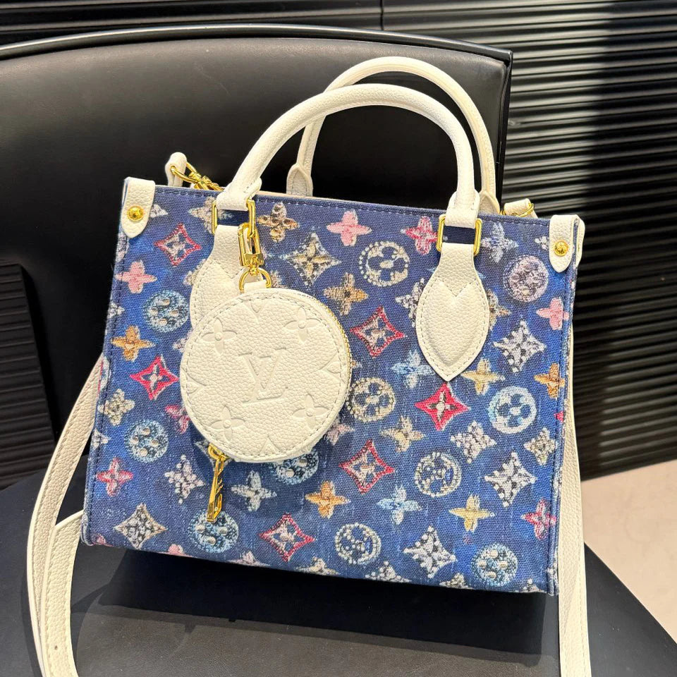 L denim tote bag—versatile and functional 1025092213
