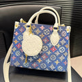 L denim tote bag—versatile and functional 1025092213