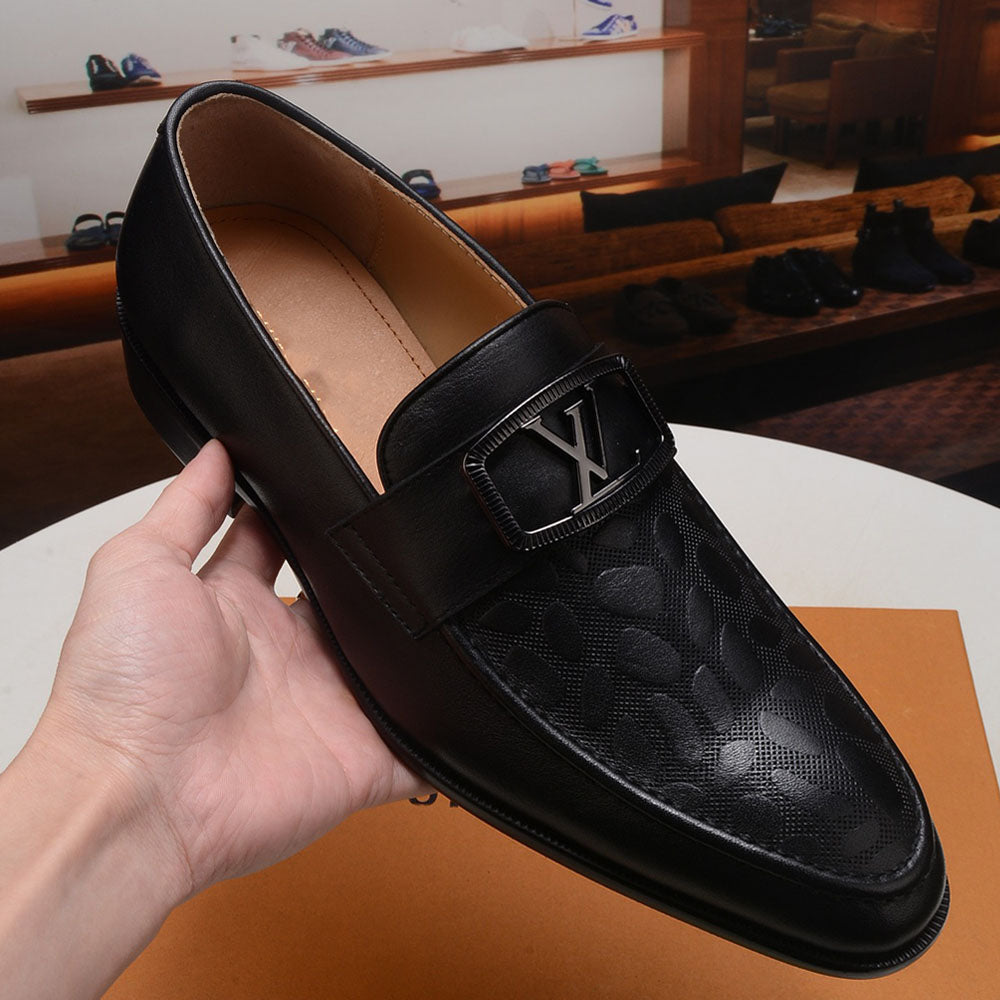 Fine Stone Pattern Men's Pattern Loafers