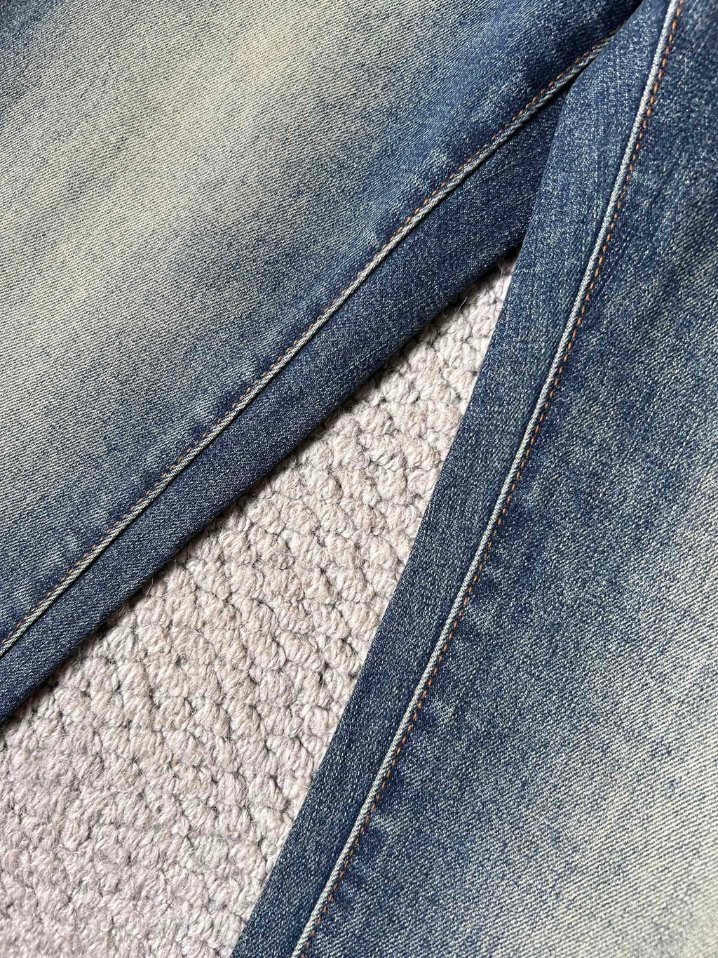 CD Original washed denim fabric 26020506