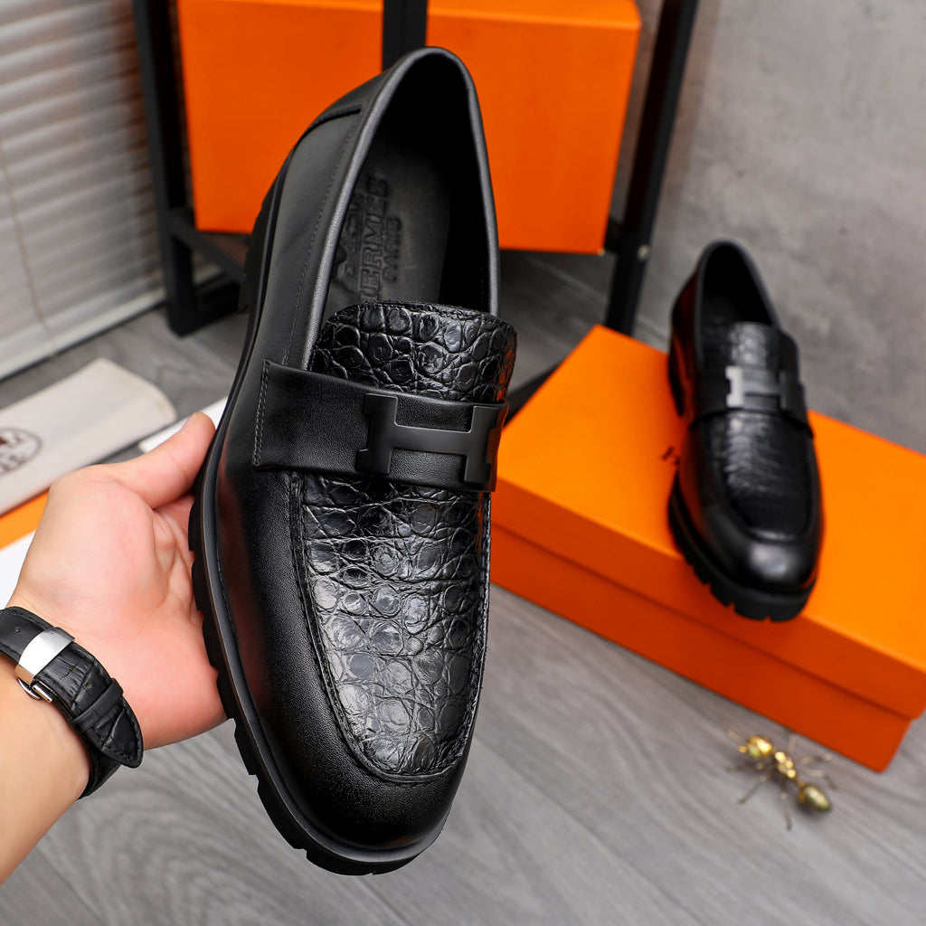 HM Business slip-on leather shoes 26070807