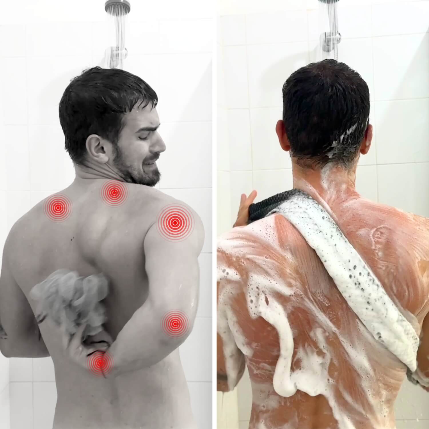 Exfoliating Antibacterial Shower Towel