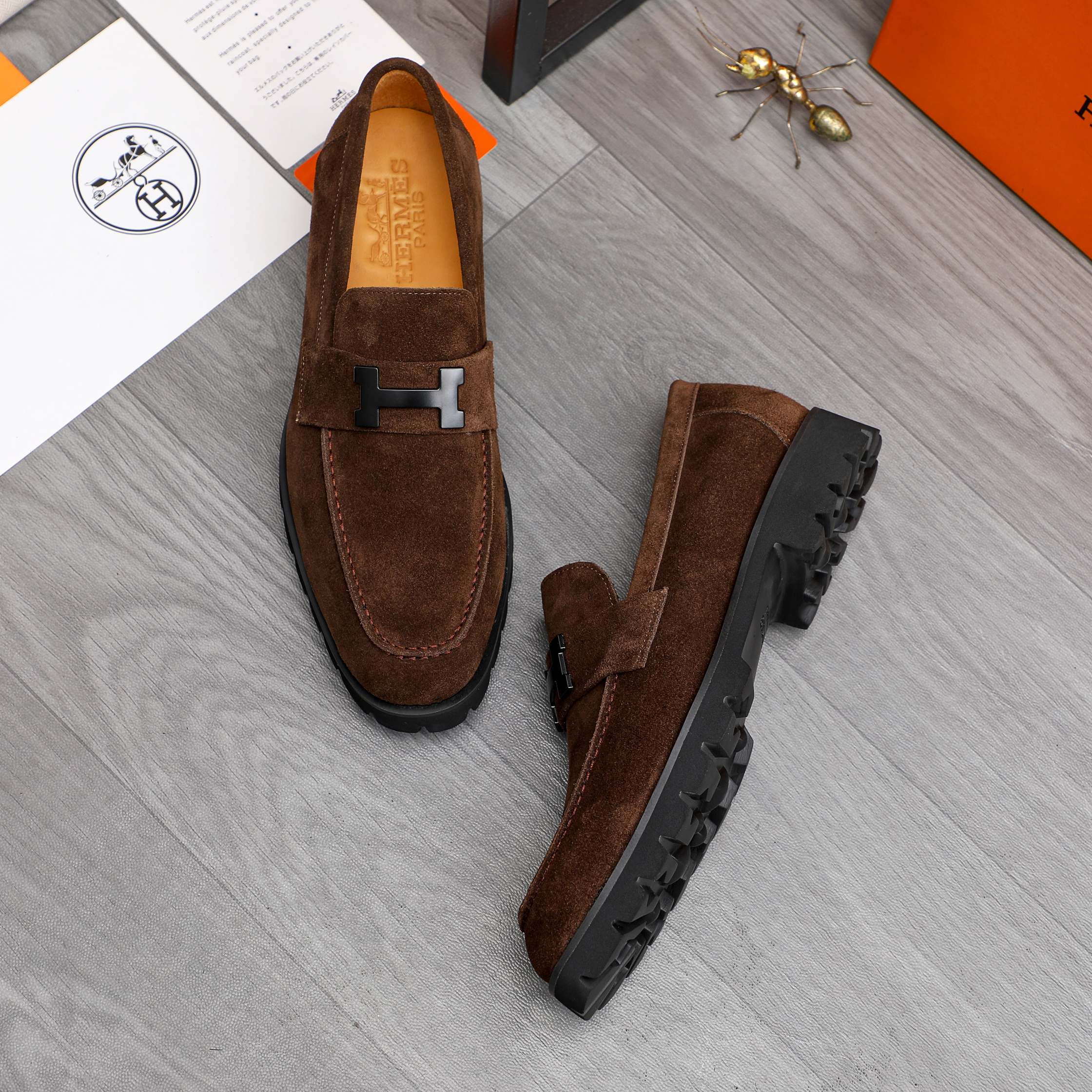 HM Business slip-on leather shoes 26070811