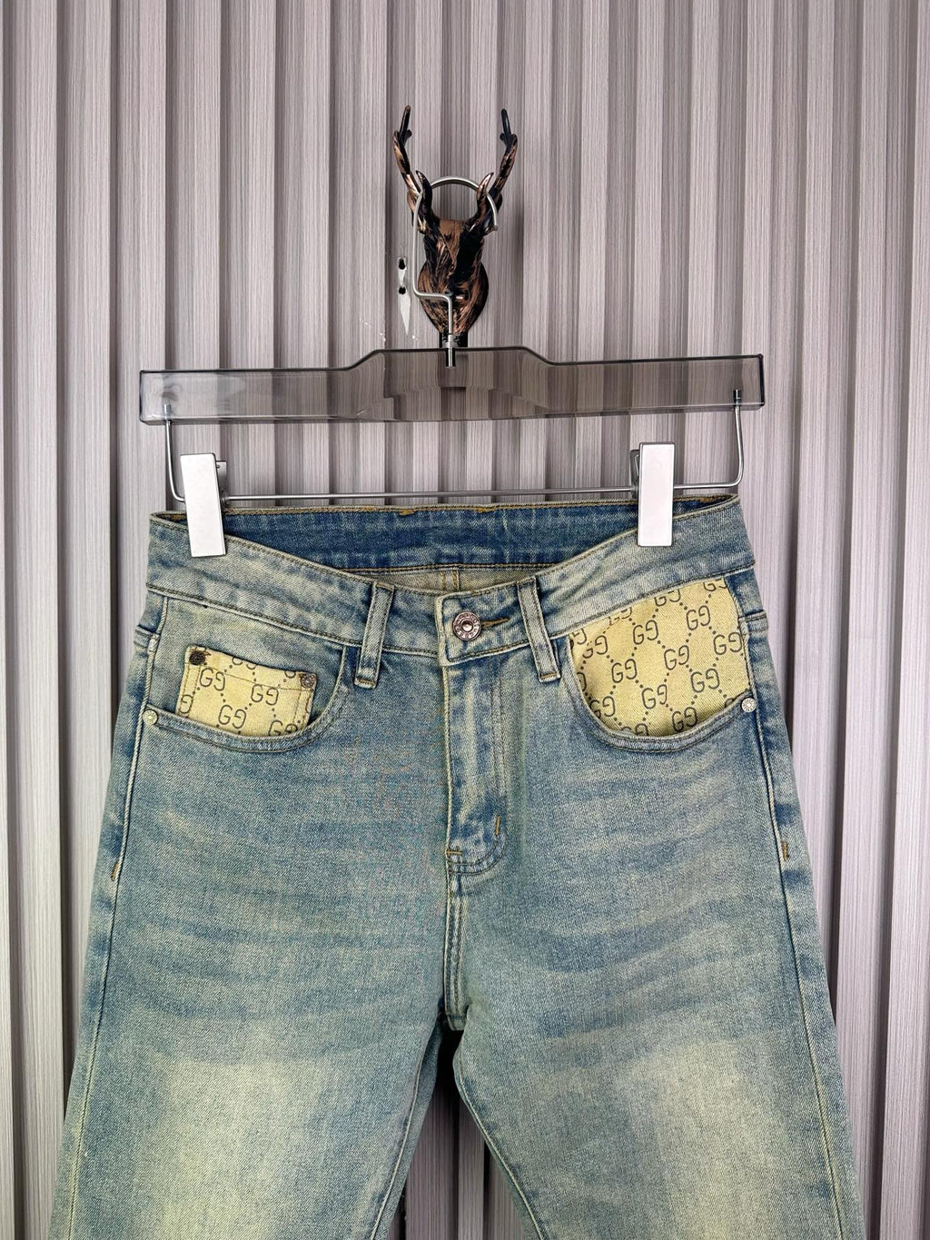 GUI Stretch slimming straight leg jeans 26031213
