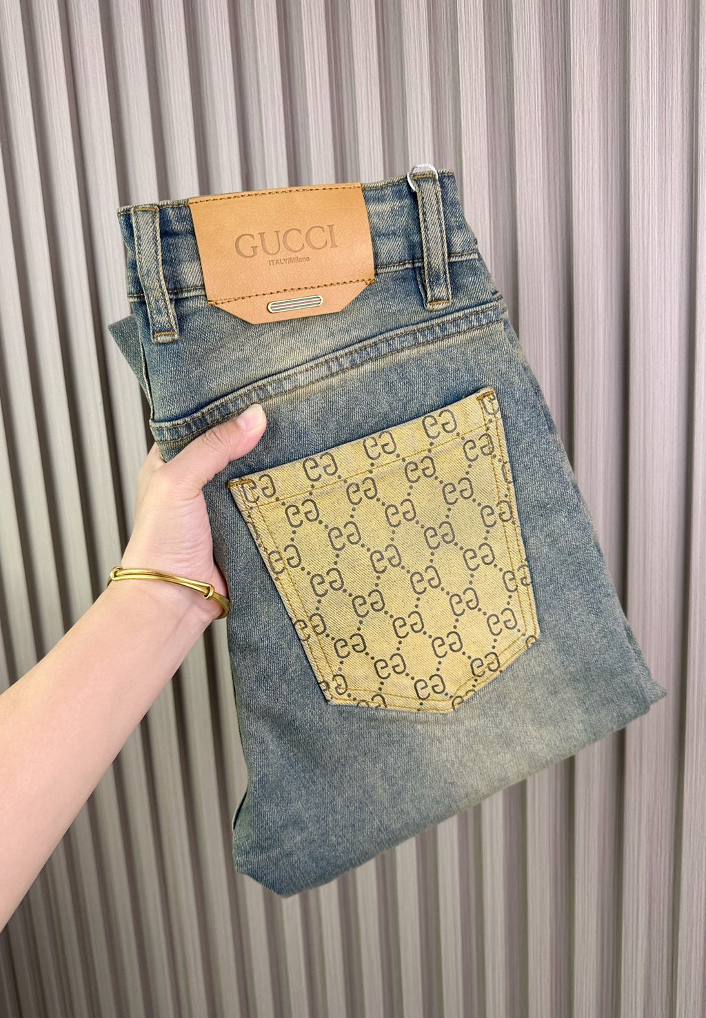 GUI Stretch slimming straight leg jeans 26031213