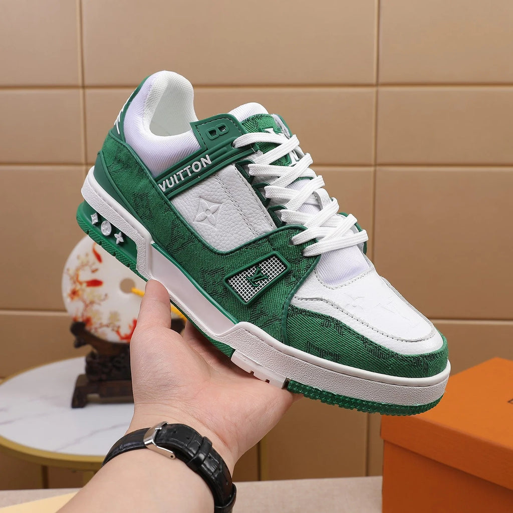 Men's Fashion Luxury Multicolor V Logo Sneakers