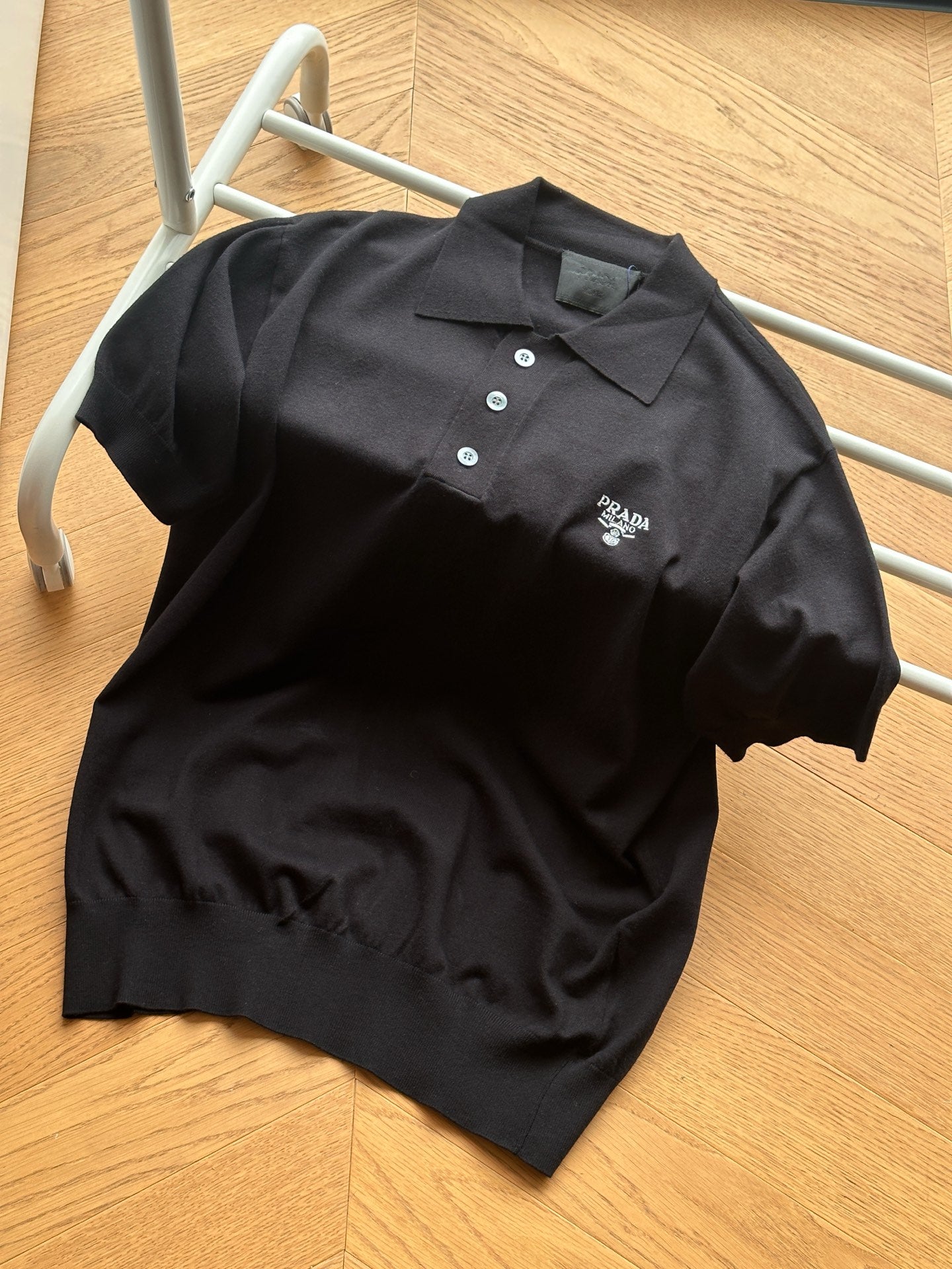P Knitted Embroidered Logo Polo 1825061801