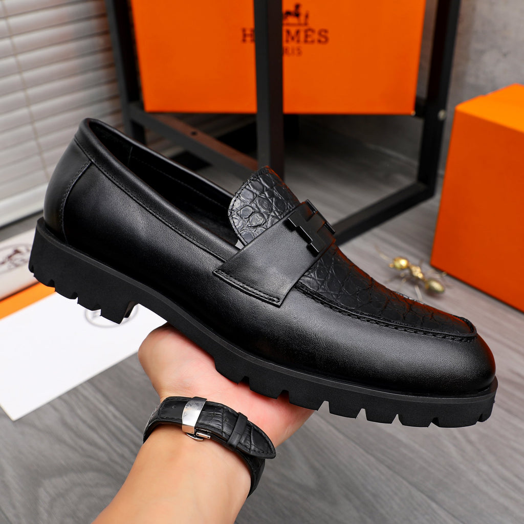 HM Business slip-on leather shoes 26070807