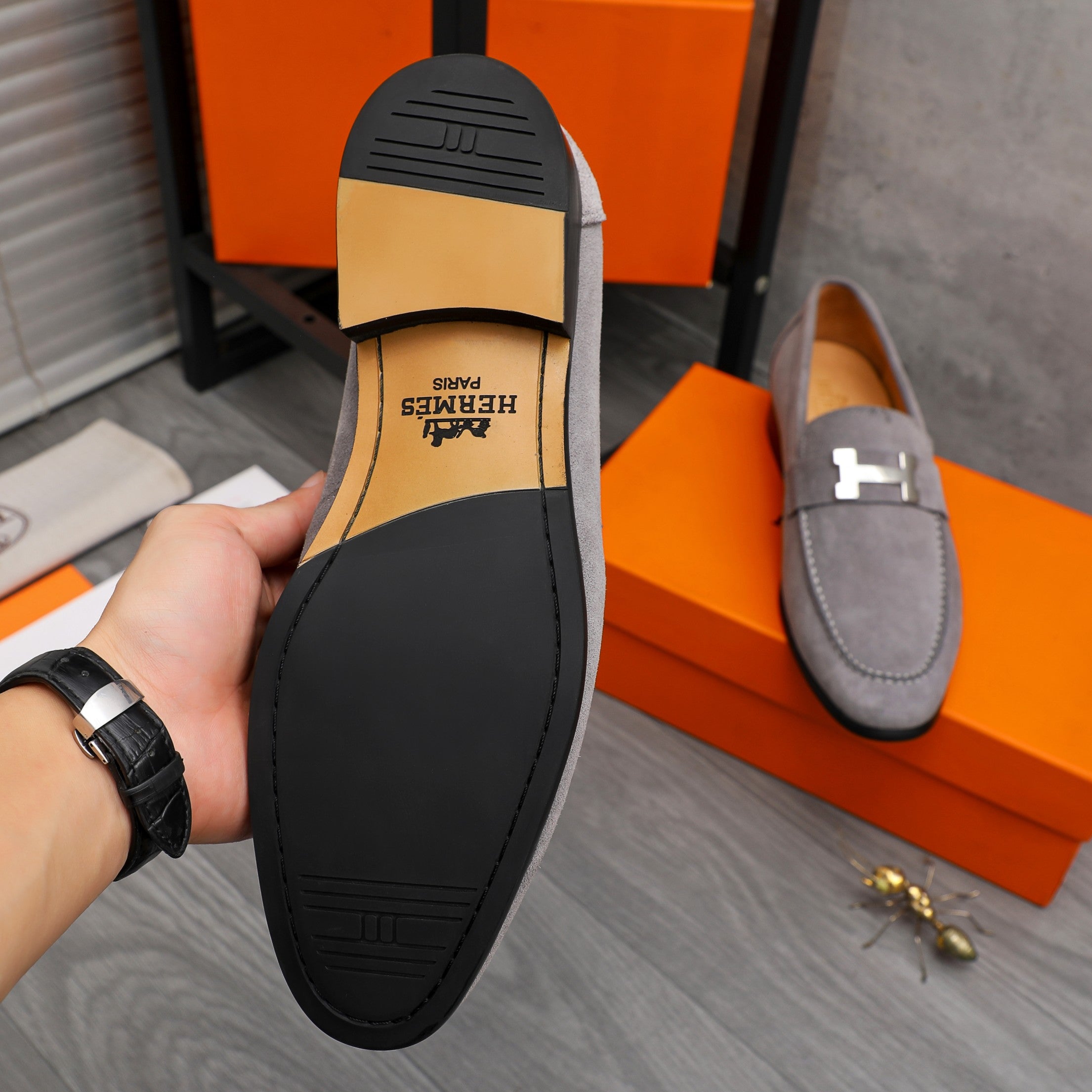 HM Business slip-on leather shoes 26070811