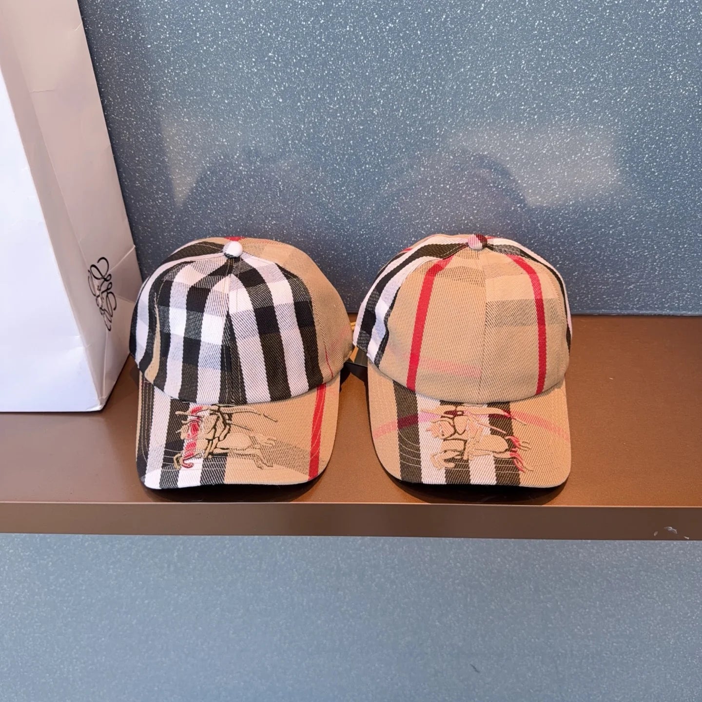 New spring collection checkered baseball cap 1426012803