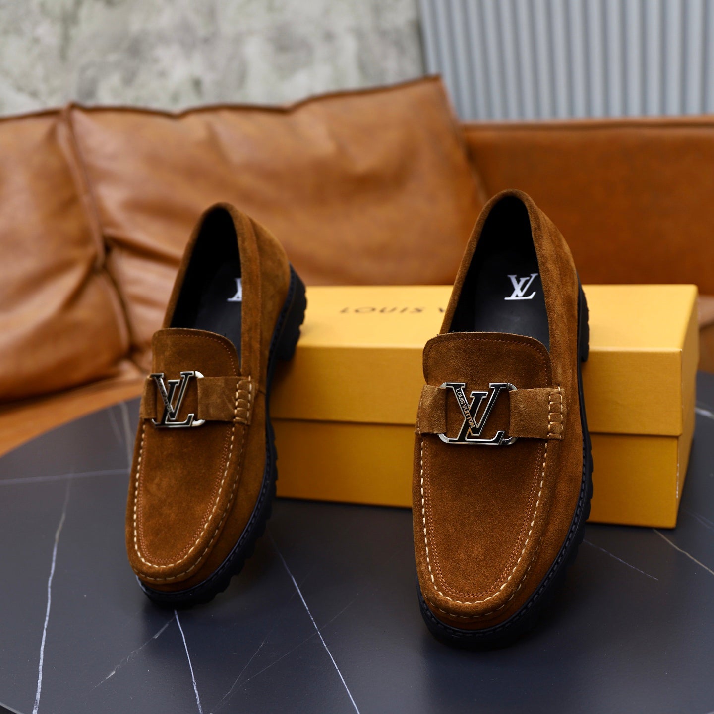 VV Smart-casual slip-on leather shoes 26070308
