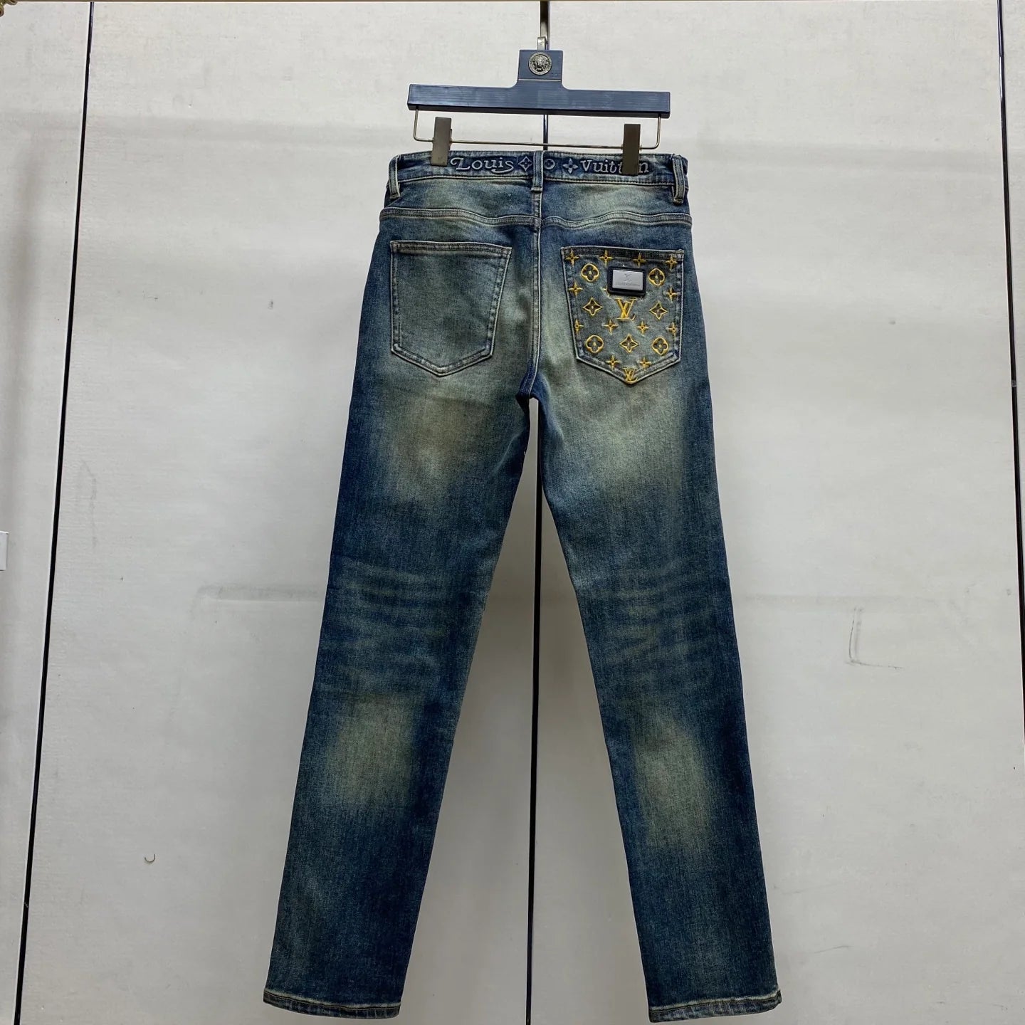 High-End Men’s Fitted Straight-Leg Jeans BS1026071503