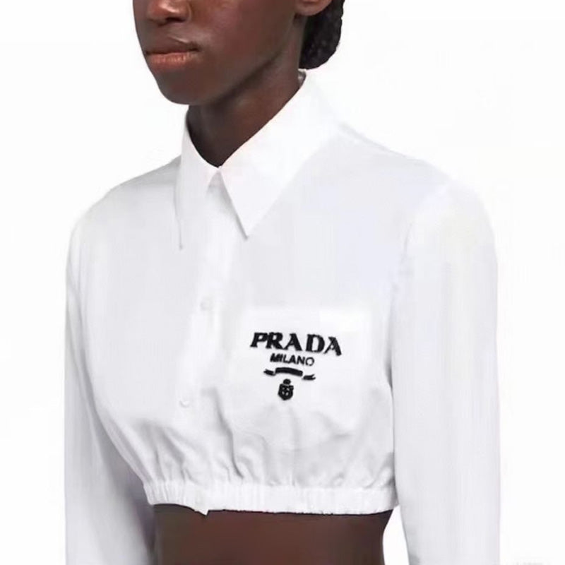 Fashion Casual Cropped Shirts PD10070727