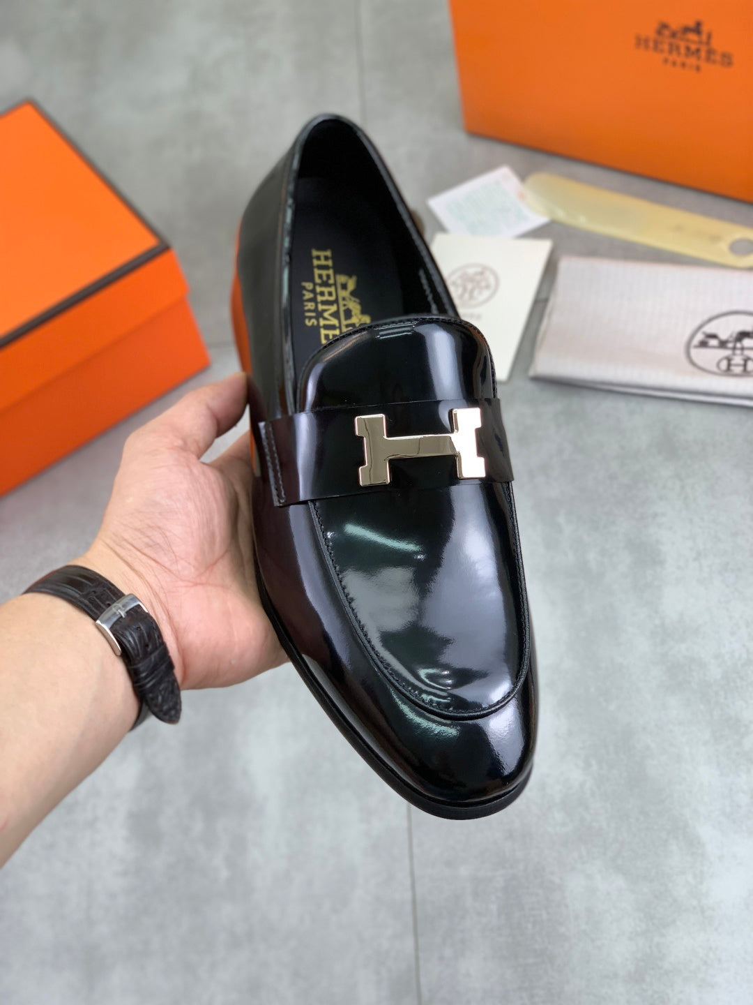 HM Latest Men's Casual Business Leather Shoes  26070812