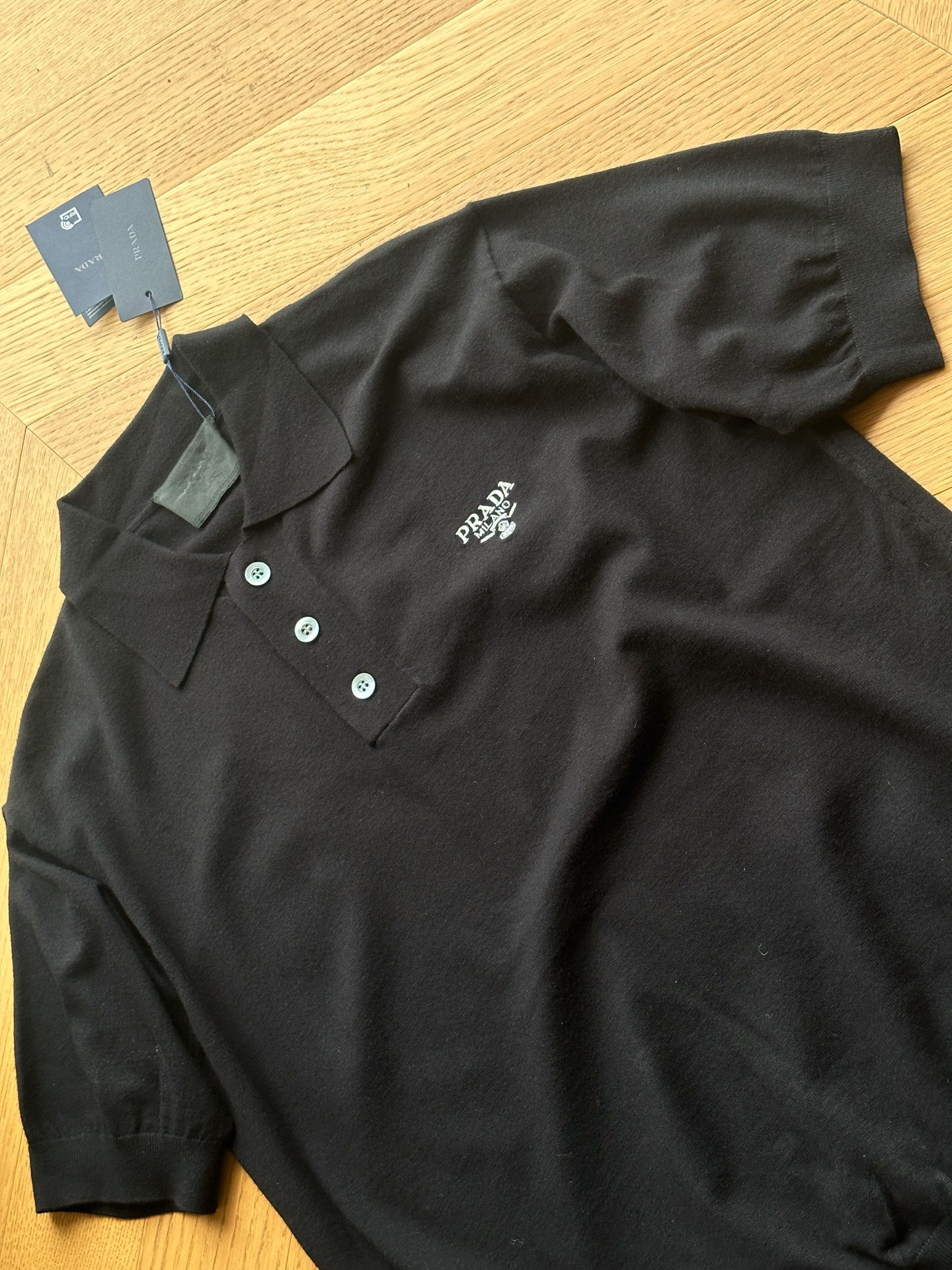 P Knitted Embroidered Logo Polo 1825061801
