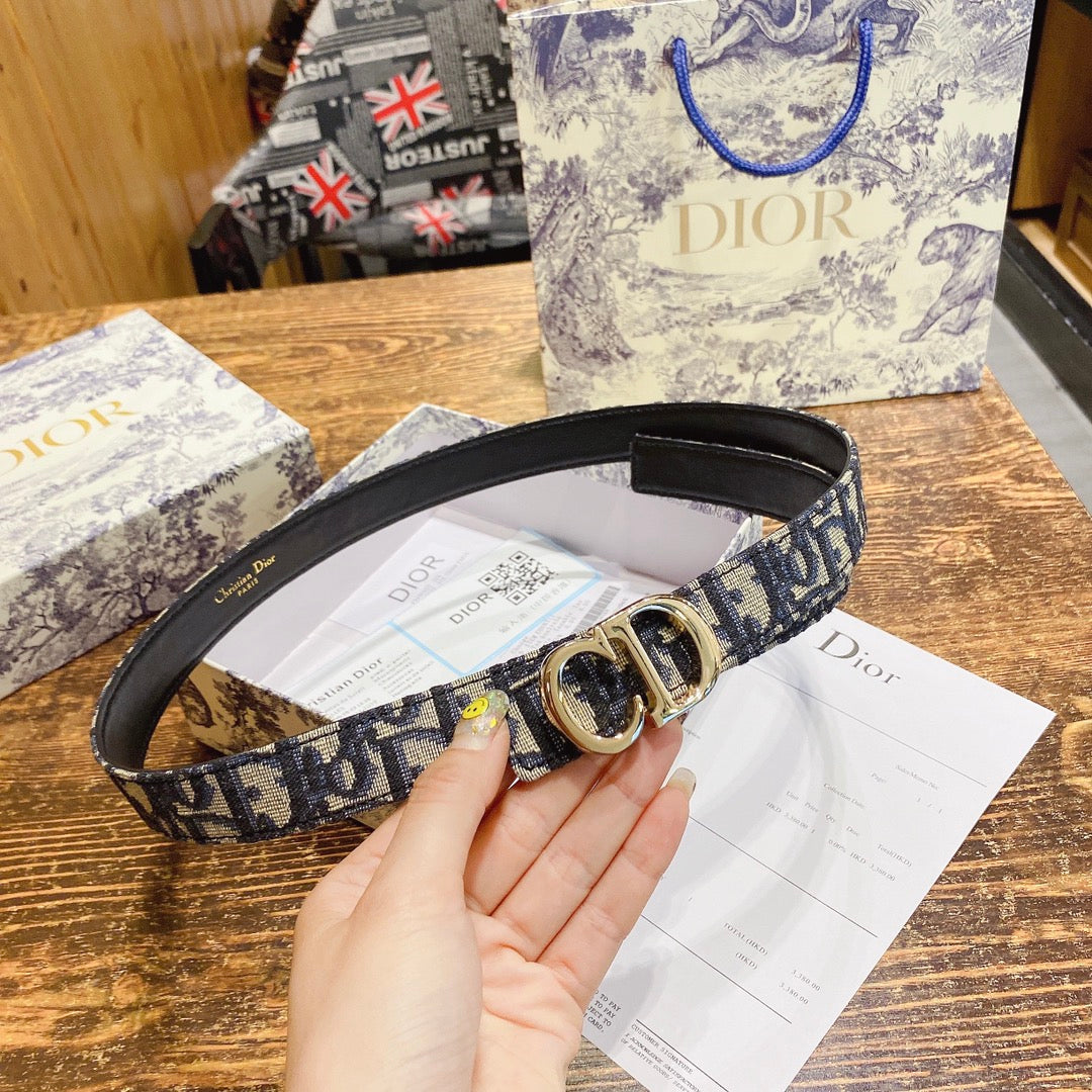 High quality new belt with D！or logo