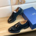 D logo Brook trendy shoes classic letter carved slip-on shoes PD16063003