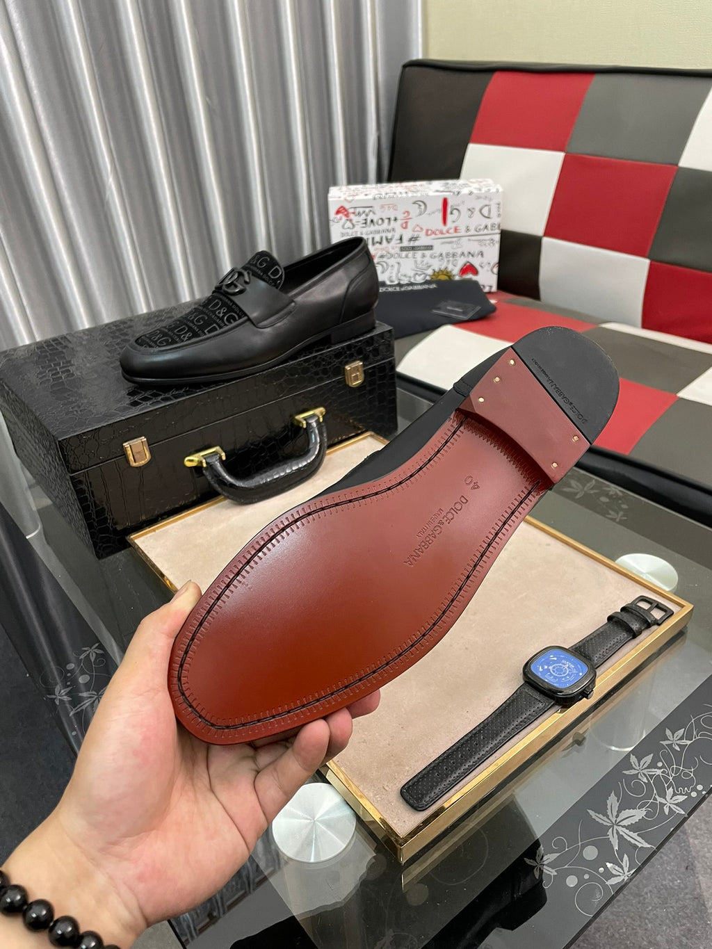 DG24ss new printed loafers 0724060409