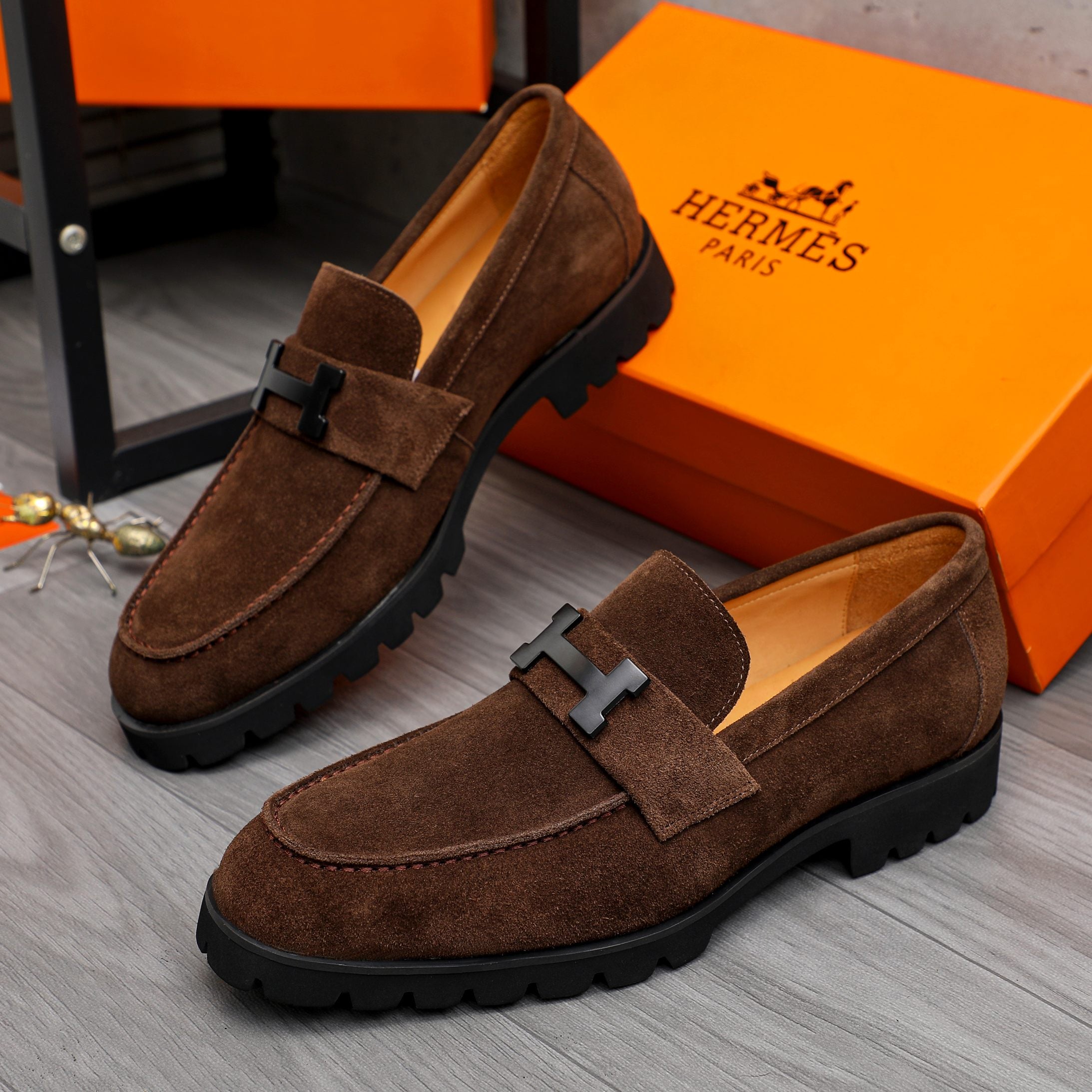 HM Business slip-on leather shoes 26070811