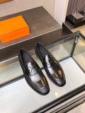 HM Top quality genuine leather loafers 26070805
