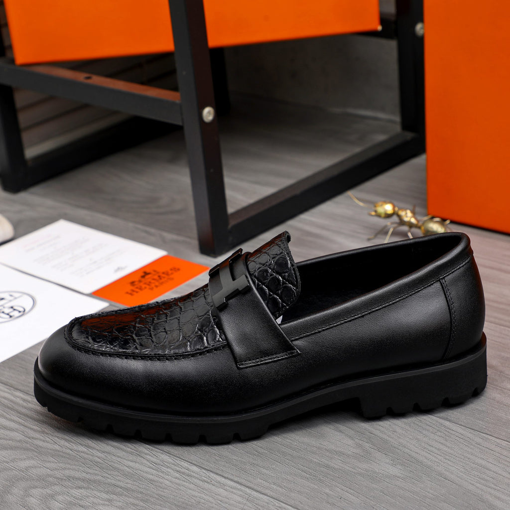 HM Business slip-on leather shoes 26070807