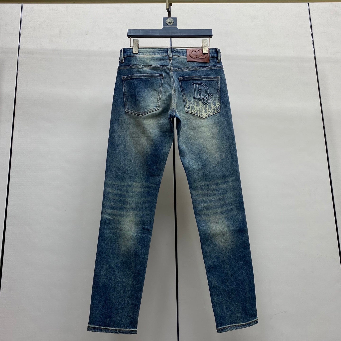 CD Men's fashionable slim-fit straight-leg jeans 25020202