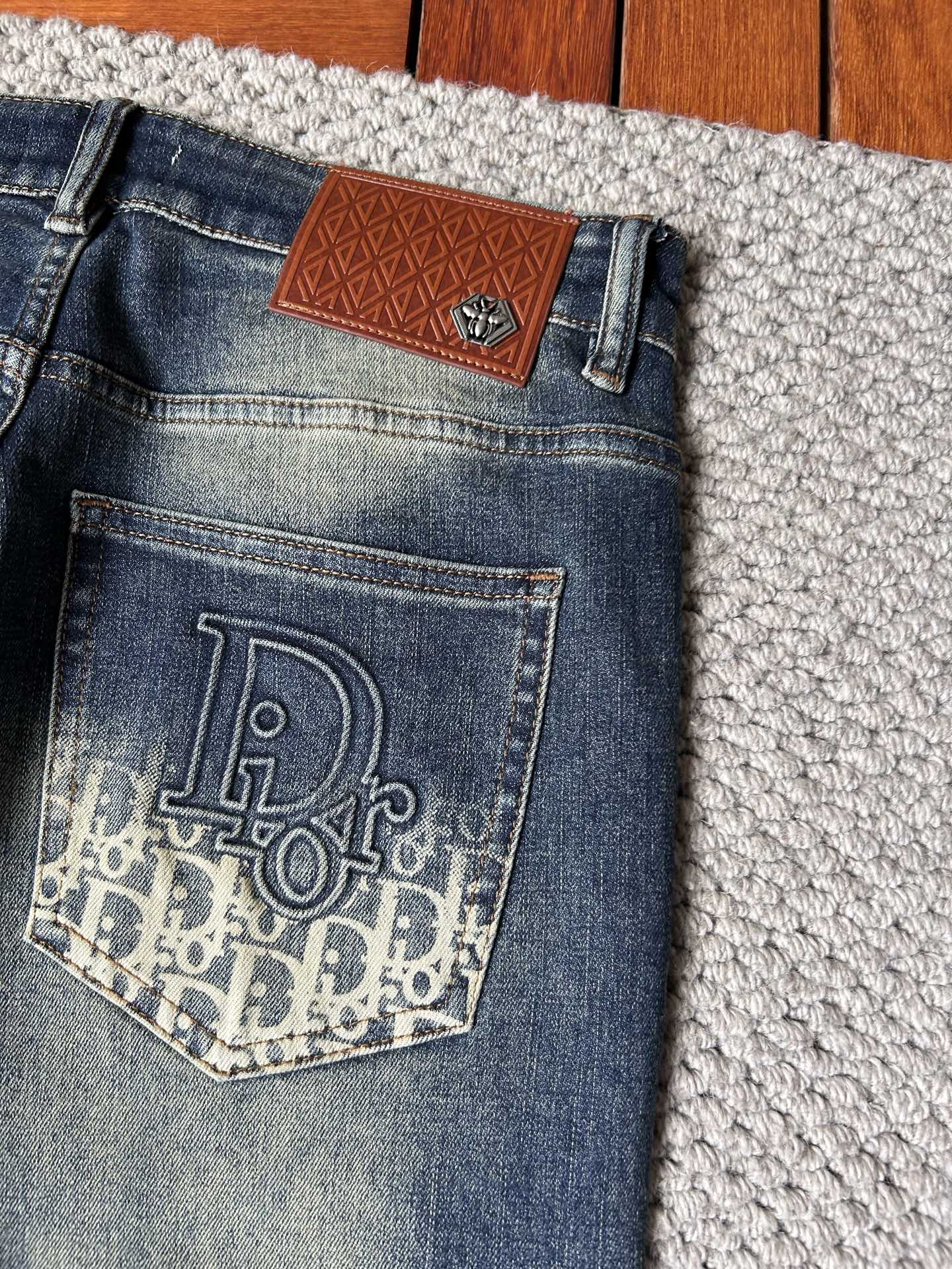 CD Original washed denim fabric 26020506