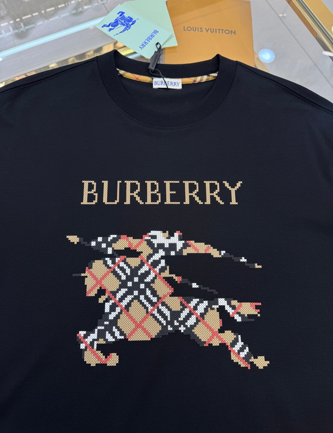 BBR Equestrian logo warhorse print short-sleeved T-shirt 26032712
