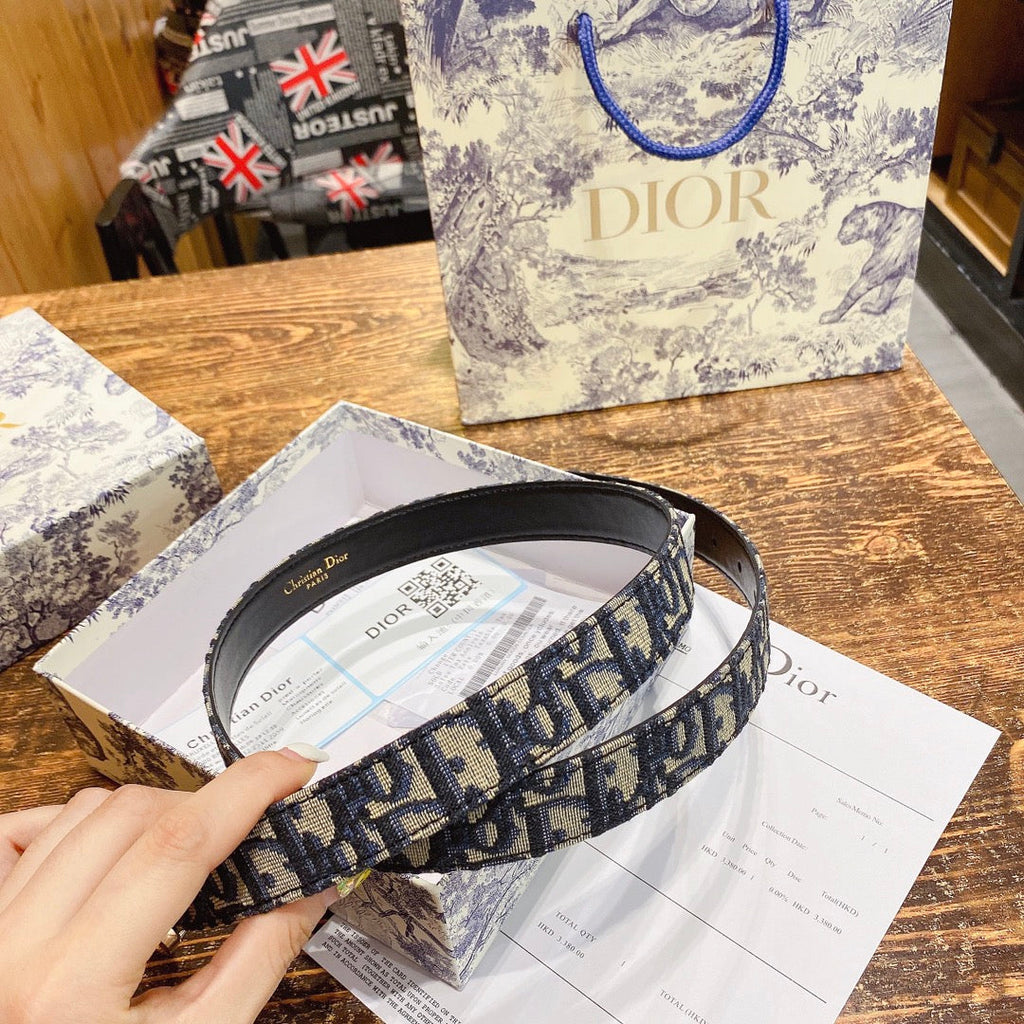 High quality new belt with D！or logo