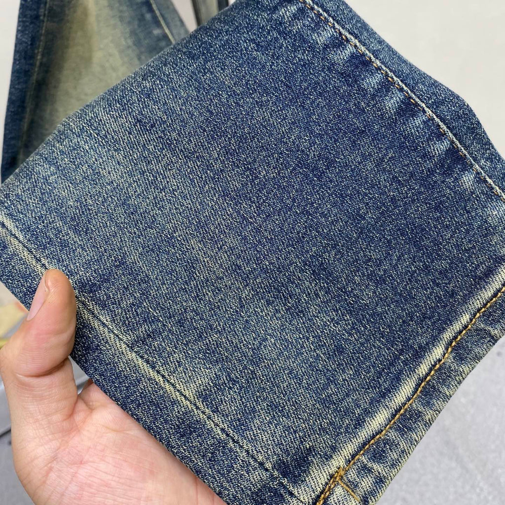 High-End Men’s Fitted Straight-Leg Jeans BS1026071503