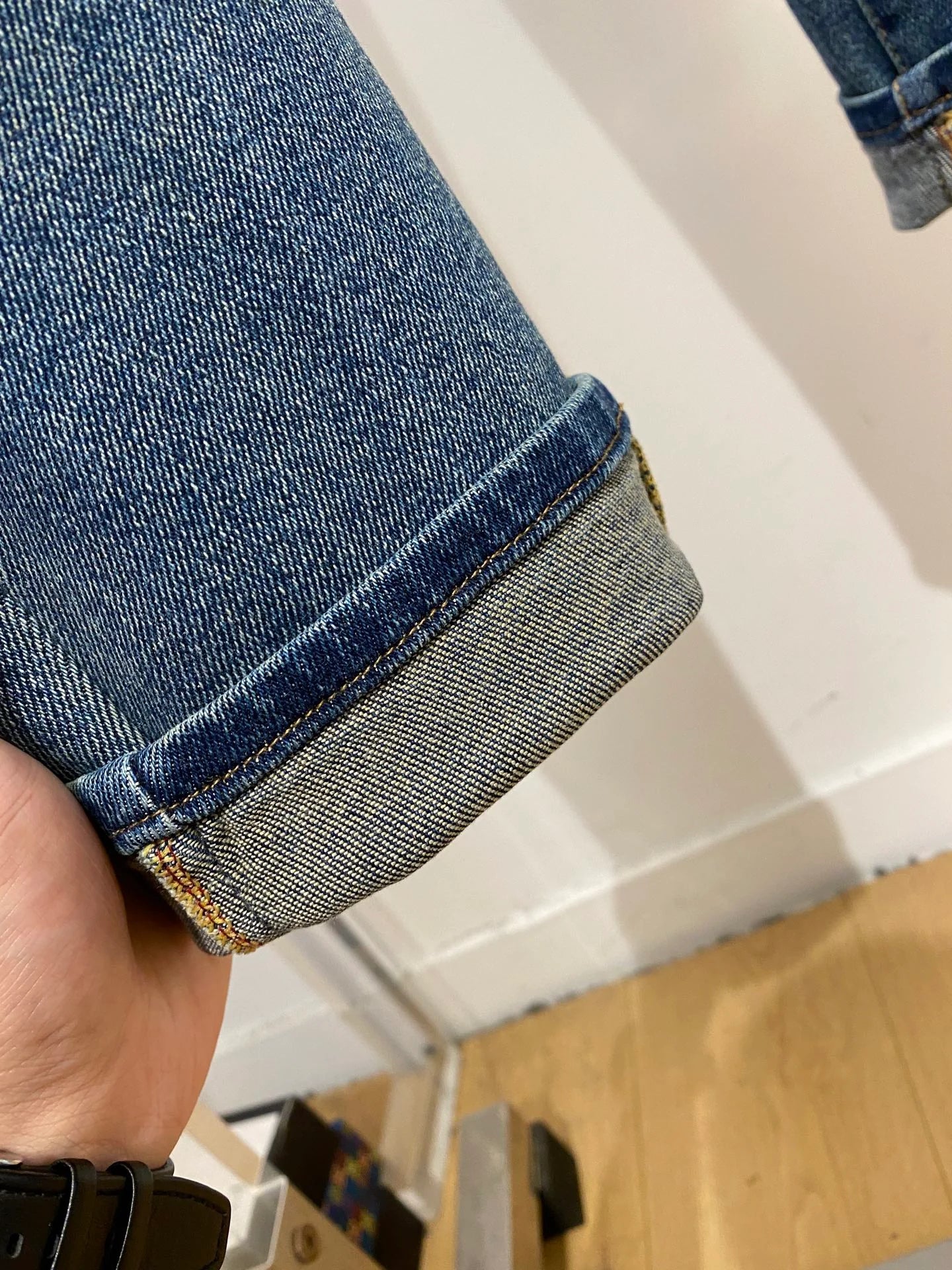 High-End Men’s Fitted Straight-Leg Jeans BS1026071502