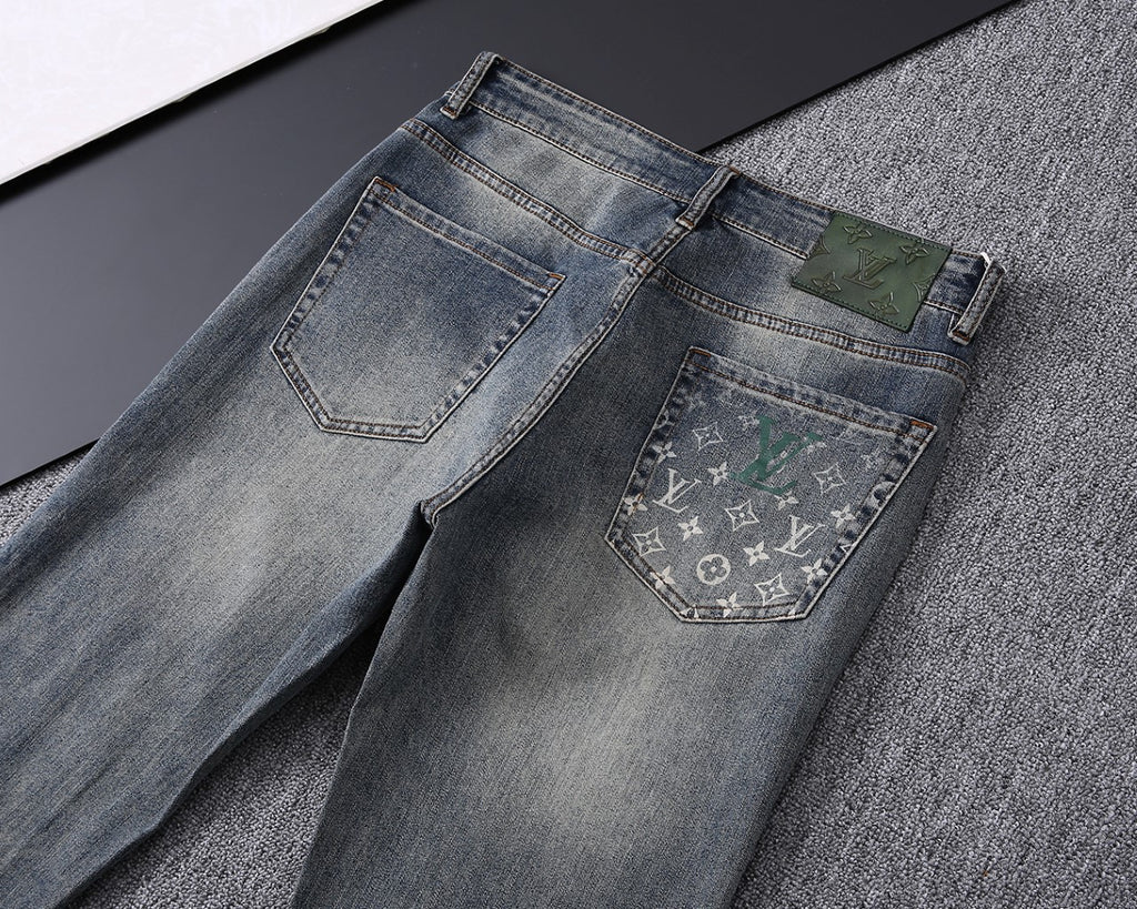 VV Custom-made, original washed denim fabric 26020409