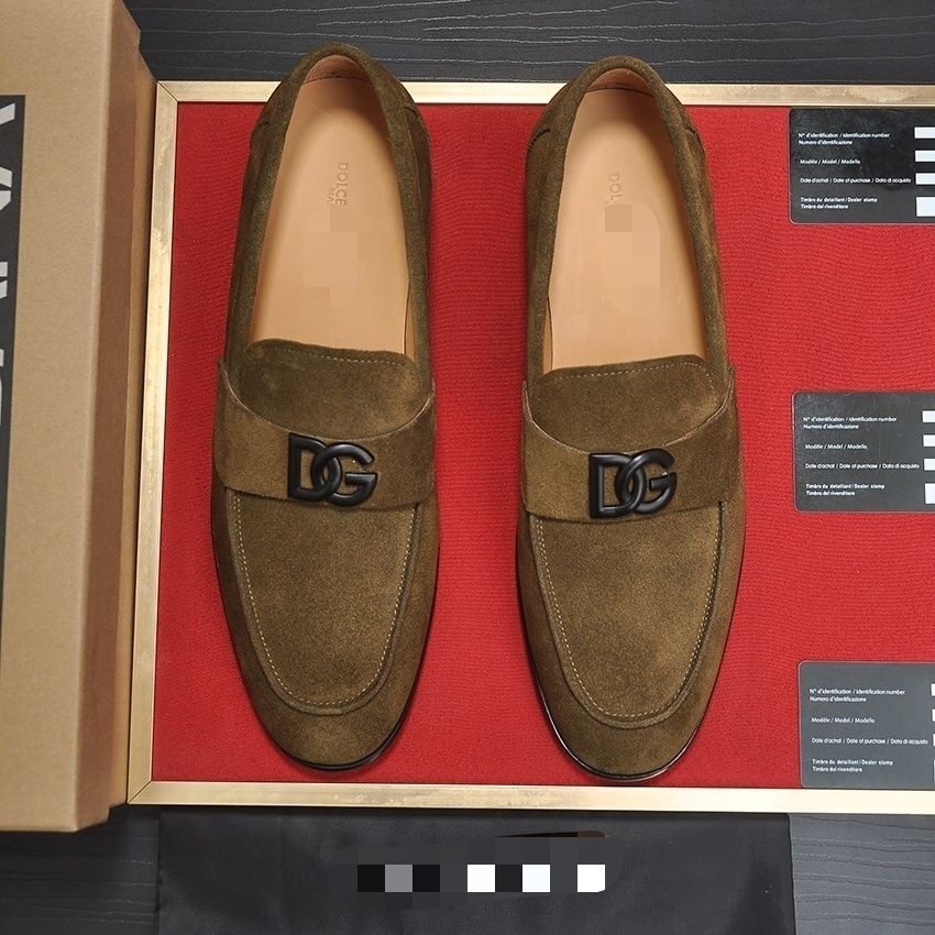 Classic matte casual leather shoes 1024111318