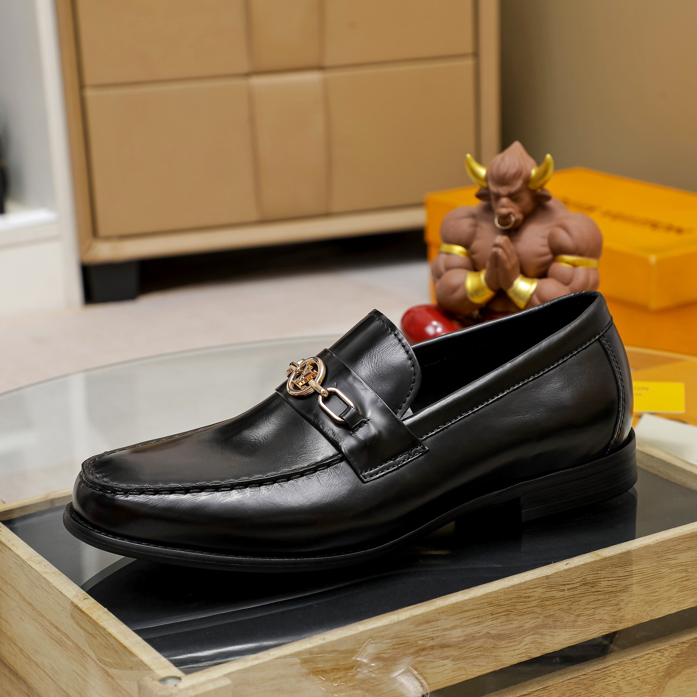 Men's casual business leather shoes XC0823072813