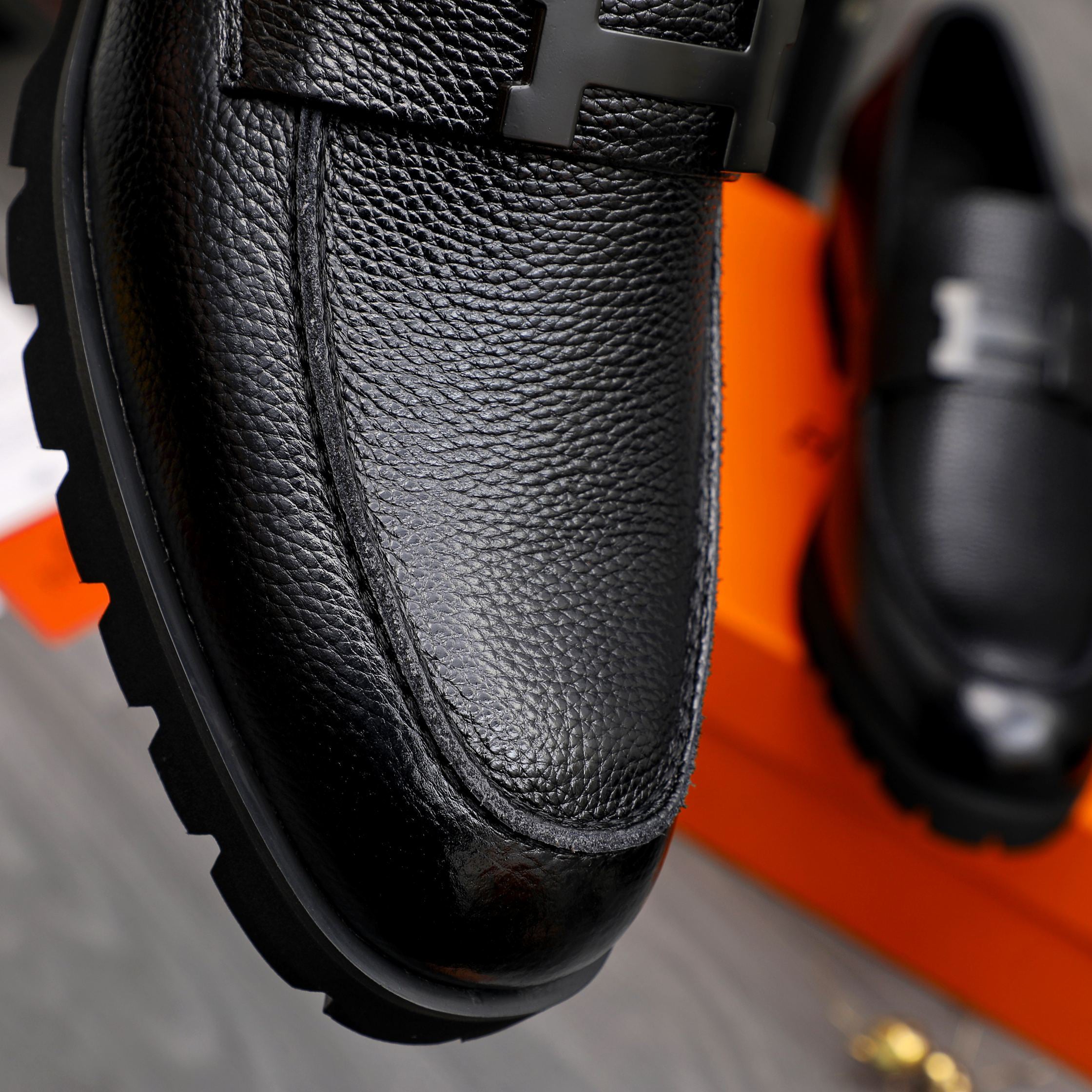 HM Business slip-on leather shoes 26070808