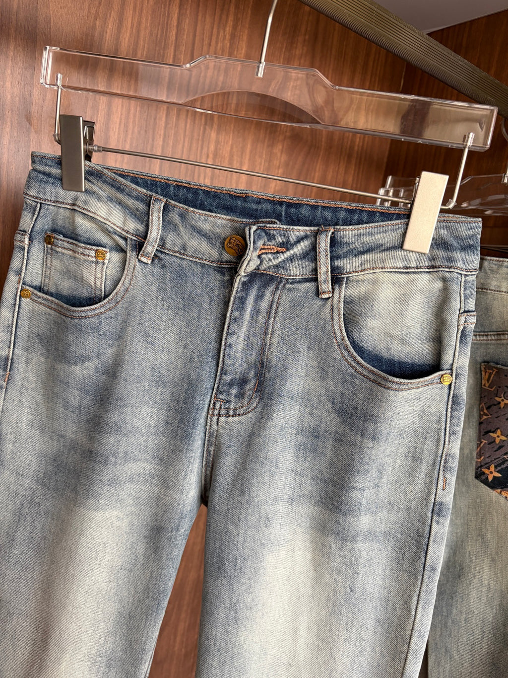 TB  Custom-made original washed denim jeans  26010506