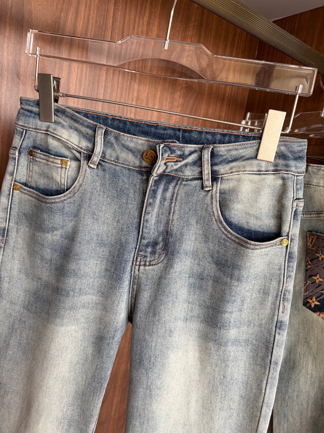 TB  Custom-made original washed denim jeans  26010506