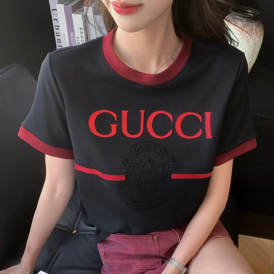 GG women's Silicone logo T-shirt 1825052907
