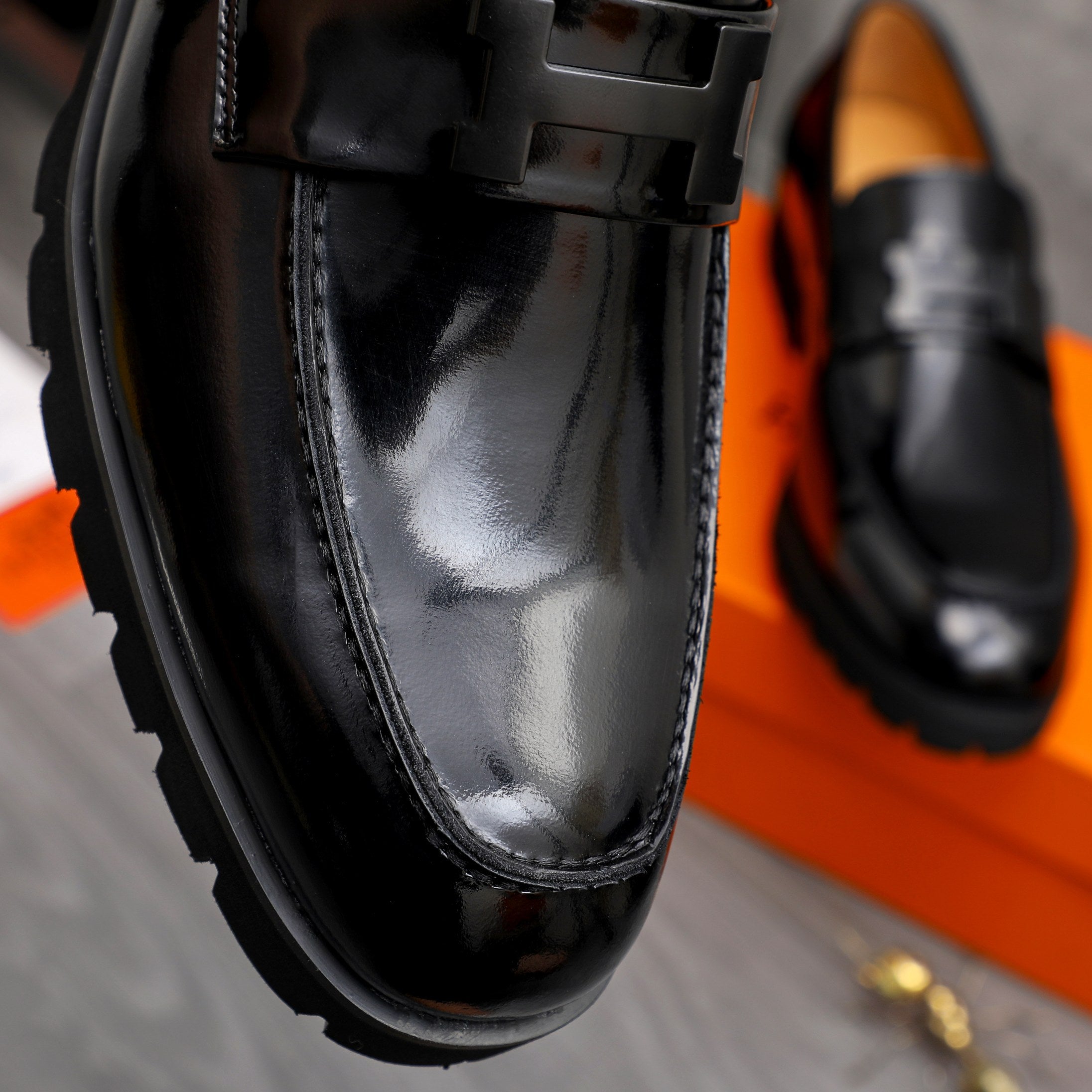 HM Business slip-on leather shoes 26070810