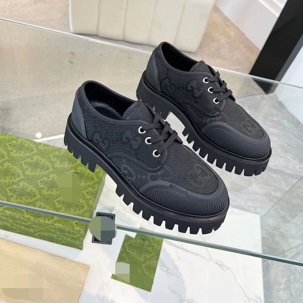 New Style Spliced Canvas Breathable Thick-soled Men's Shoes Casual Sneakers 1024030620