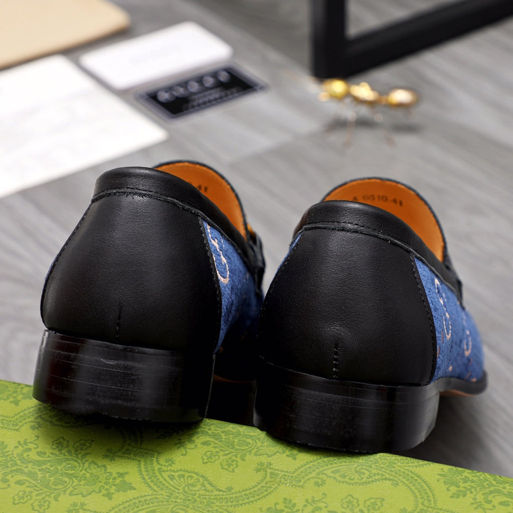 Blue G Print Shoes