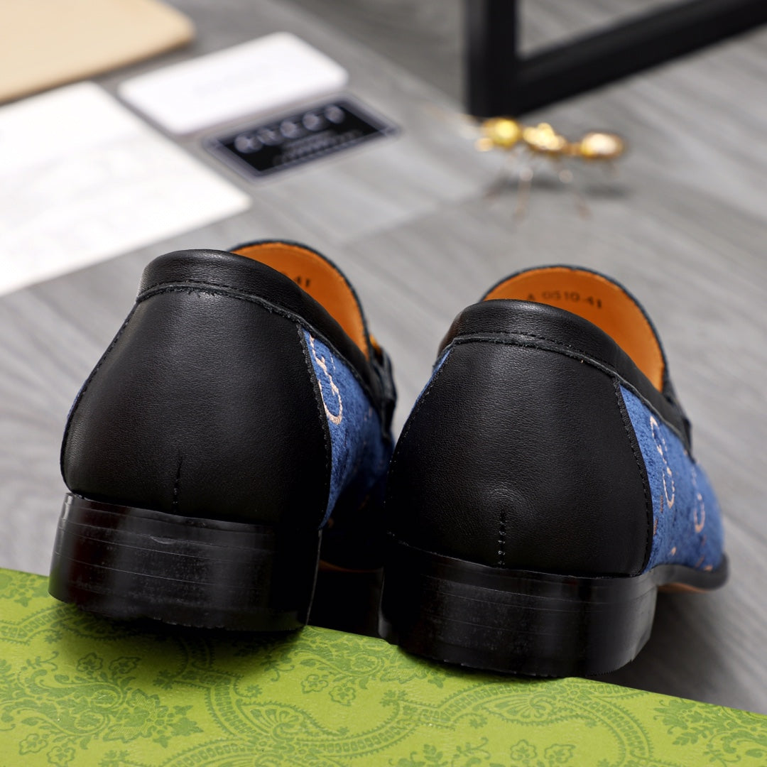 Blue G Print Shoes